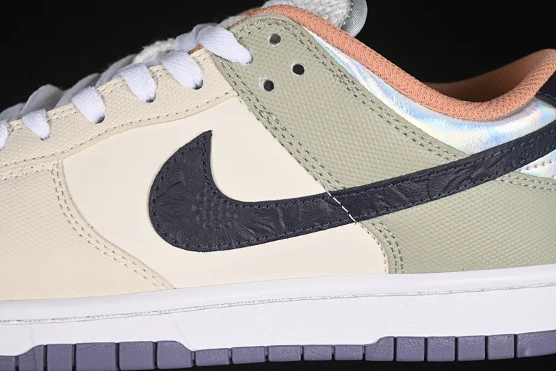 All categories Nk SB Dunk Series Nk SB Dunk Low low-top sneakers Nike Dunk Low "Floral Swoosh" floral theme low-top casual sneakers HV5750-133